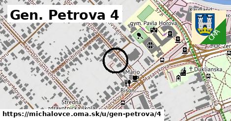 Gen. Petrova 4, Michalovce