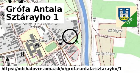 Grófa Antala Sztárayho 1, Michalovce