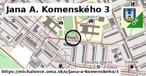 Jana A. Komenského 3, Michalovce