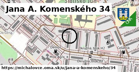 Jana A. Komenského 34, Michalovce