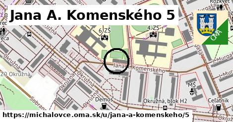 Jana A. Komenského 5, Michalovce