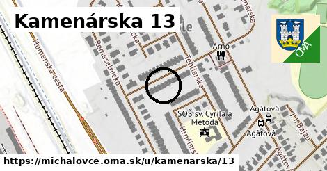 Kamenárska 13, Michalovce