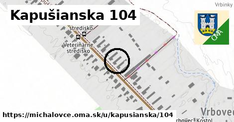 Kapušianska 104, Michalovce