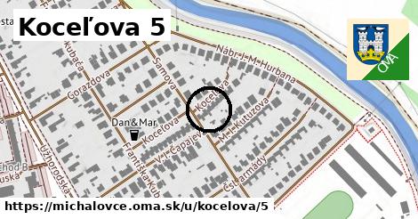 Koceľova 5, Michalovce