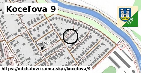 Koceľova 9, Michalovce