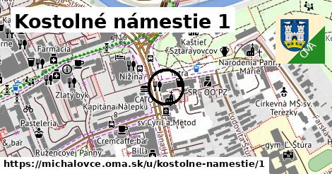 Kostolné námestie 1, Michalovce