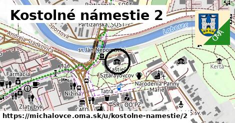 Kostolné námestie 2, Michalovce