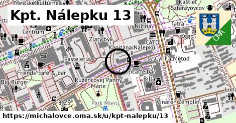 Kpt. Nálepku 13, Michalovce