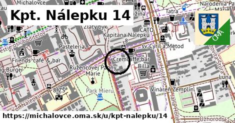 Kpt. Nálepku 14, Michalovce