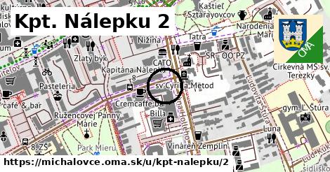 Kpt. Nálepku 2, Michalovce