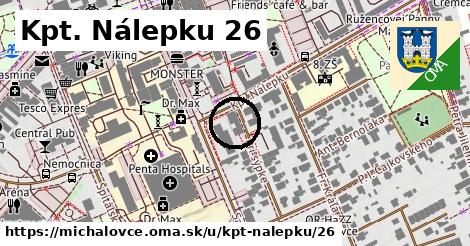 Kpt. Nálepku 26, Michalovce