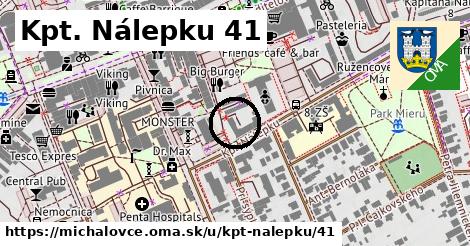 Kpt. Nálepku 41, Michalovce