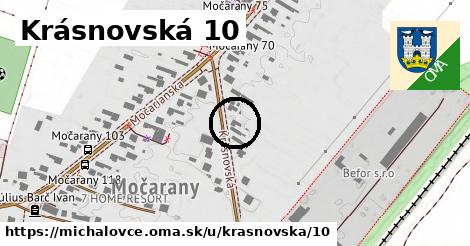 Krásnovská 10, Michalovce