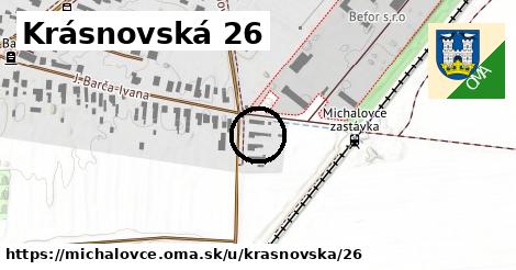 Krásnovská 26, Michalovce