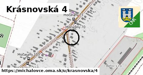 Krásnovská 4, Michalovce