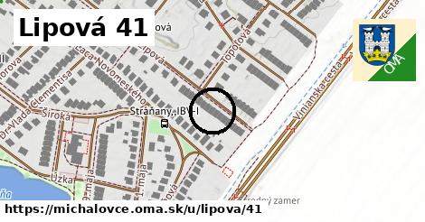 Lipová 41, Michalovce