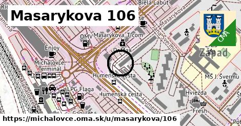 Masarykova 106, Michalovce