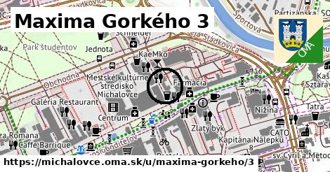 Maxima Gorkého 3, Michalovce