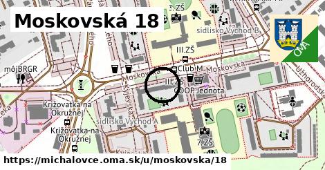 Moskovská 18, Michalovce