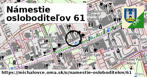 Námestie osloboditeľov 61, Michalovce