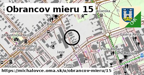 Obrancov mieru 15, Michalovce