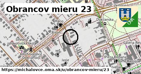 Obrancov mieru 23, Michalovce