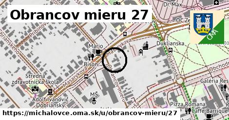 Obrancov mieru 27, Michalovce