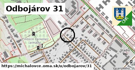 Odbojárov 31, Michalovce