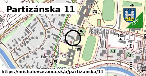 Partizánska 11, Michalovce