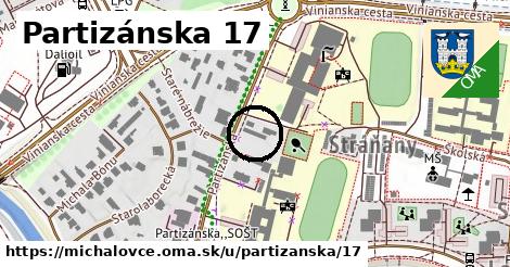 Partizánska 17, Michalovce