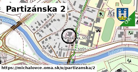 Partizánska 2, Michalovce