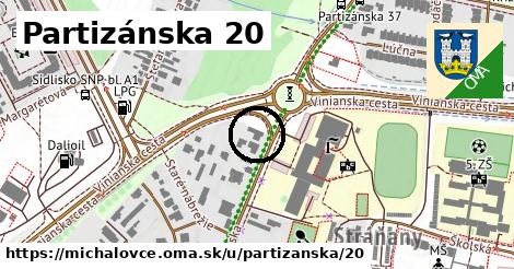 Partizánska 20, Michalovce