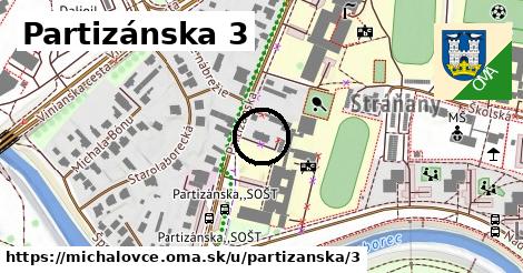 Partizánska 3, Michalovce