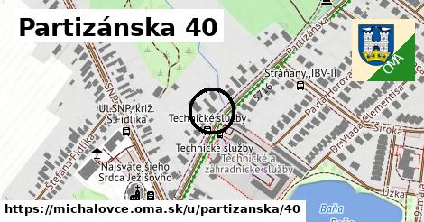 Partizánska 40, Michalovce