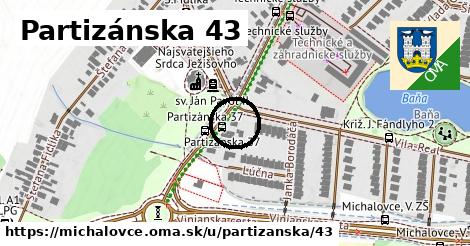 Partizánska 43, Michalovce