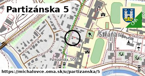 Partizánska 5, Michalovce