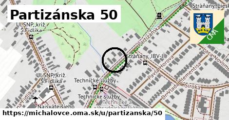 Partizánska 50, Michalovce