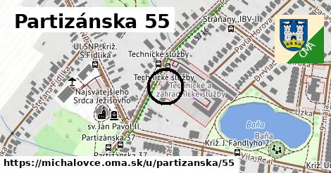 Partizánska 55, Michalovce