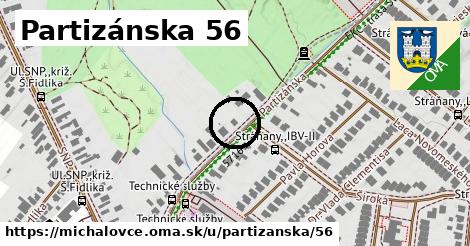 Partizánska 56, Michalovce