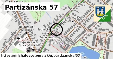 Partizánska 57, Michalovce