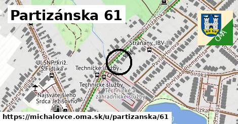 Partizánska 61, Michalovce