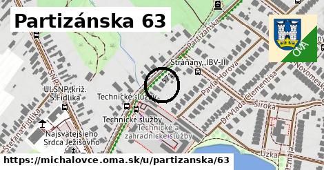 Partizánska 63, Michalovce