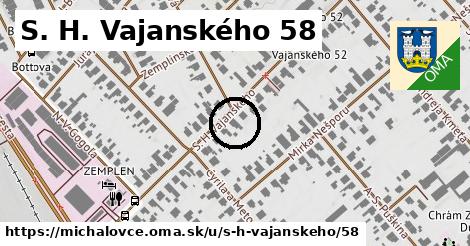 S. H. Vajanského 58, Michalovce