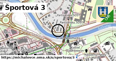 Športová 3, Michalovce