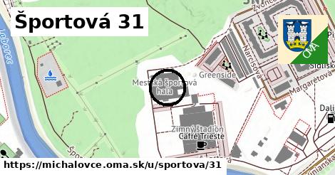 Športová 31, Michalovce