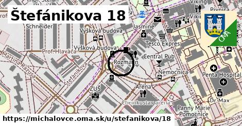 Štefánikova 18, Michalovce