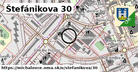 Štefánikova 30, Michalovce