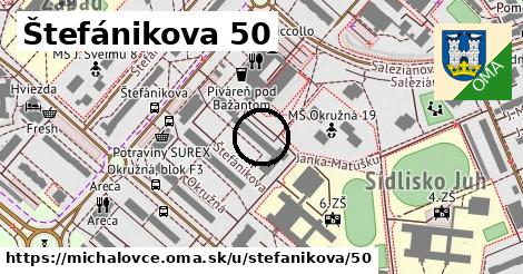 Štefánikova 50, Michalovce