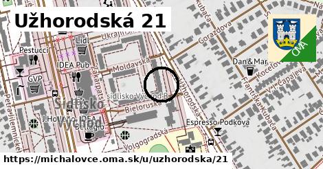 Užhorodská 21, Michalovce