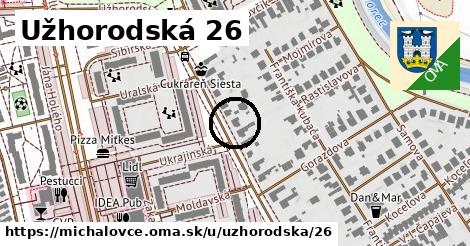 Užhorodská 26, Michalovce